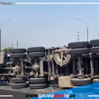 San Borja: Volcadura de tráiler genera congestión vehicular de norte a sur 