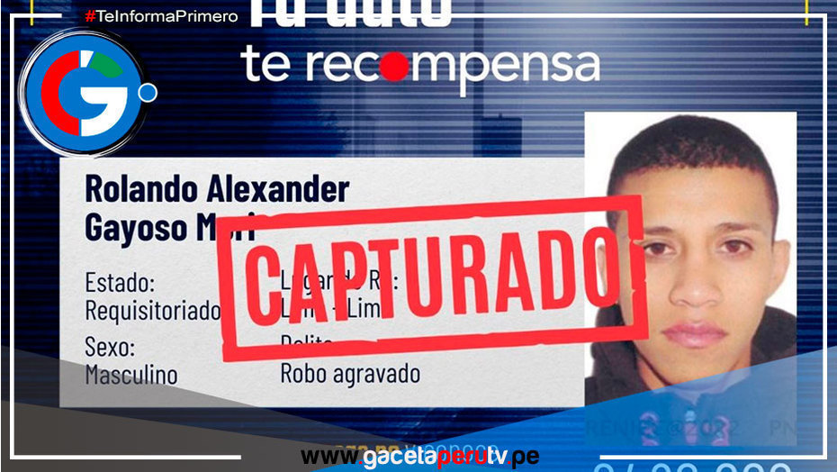 San Borja: capturan a asaltante de cambistas que figuraba en Programa de Recompensas