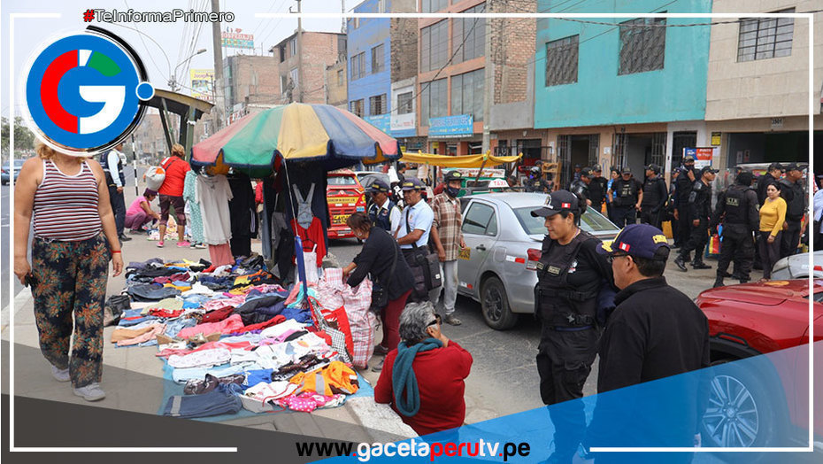 Operativo en Comas: Exhortan a Comerciantes Informales a Retirarse de Zona en Reconstrucción