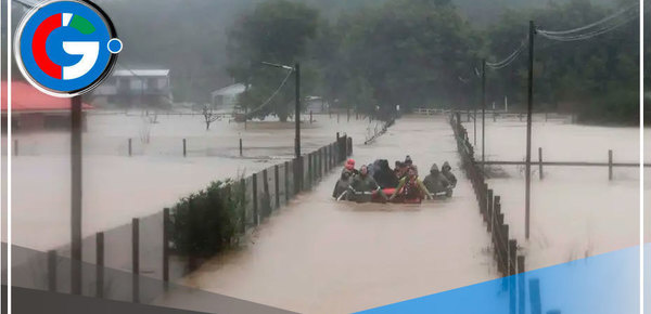 Intensas lluvias causan estragos en la región central y Santiago