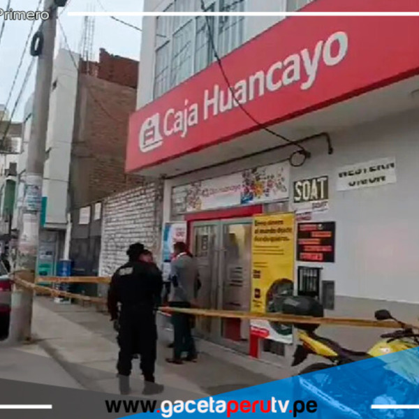 SMP: delincuentes vestidos de policías roban caja financiera y dejan herida a trabajadora