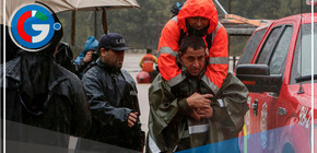 Lluvias torrenciales desatan el caos en Santiago de Chile y la región central