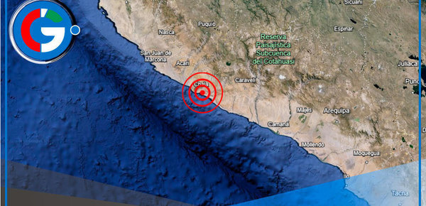 Sismo de Magnitud 6.3 Estremece Chala y Arequipa