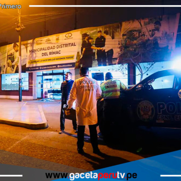 Local institucional de la Municipalidad del Rímac fue atacado 