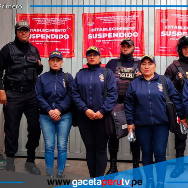 Municipalidad de Comas Clausura Local Clandestino y Multa a Propietario con S/. 40 Mil Soles