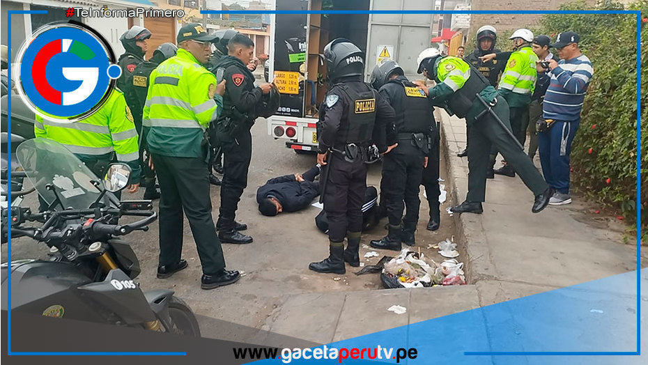 PNP y Serenazgo capturan a banda criminal en El Retablo