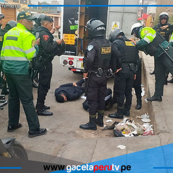 PNP y Serenazgo capturan a banda criminal en El Retablo