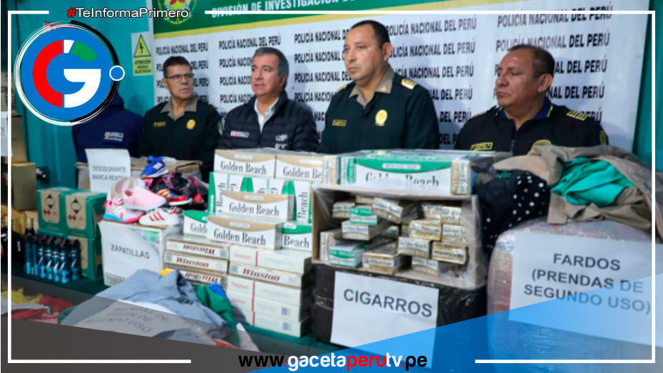 Pucusana: decomisan licores, cigarrillos y ropa de contrabando