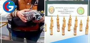 Detienen a sujeto que vendía fentanilo en Cercado de Lima