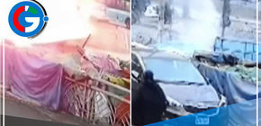 Mujer muere carbonizada en medio de la vía pública