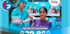 Más de 820,000 menores aseguraron su protección contra el VPH 