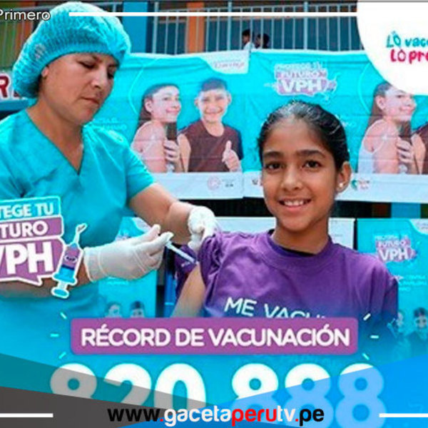 Más de 820,000 menores aseguraron su protección contra el VPH 