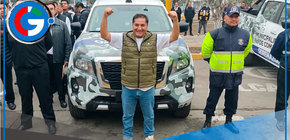 Ulises Villegas presenta 40 nuevas camionetas para reforzar la seguridad en Comas
