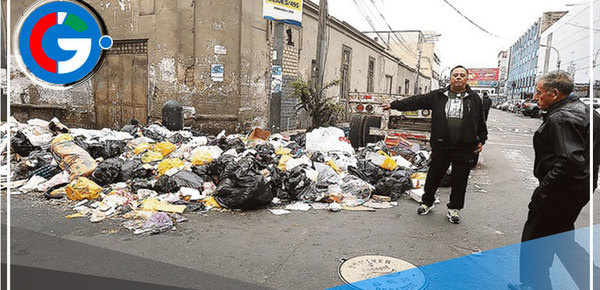 Calles sucias tras despido de trabajadores de limpieza