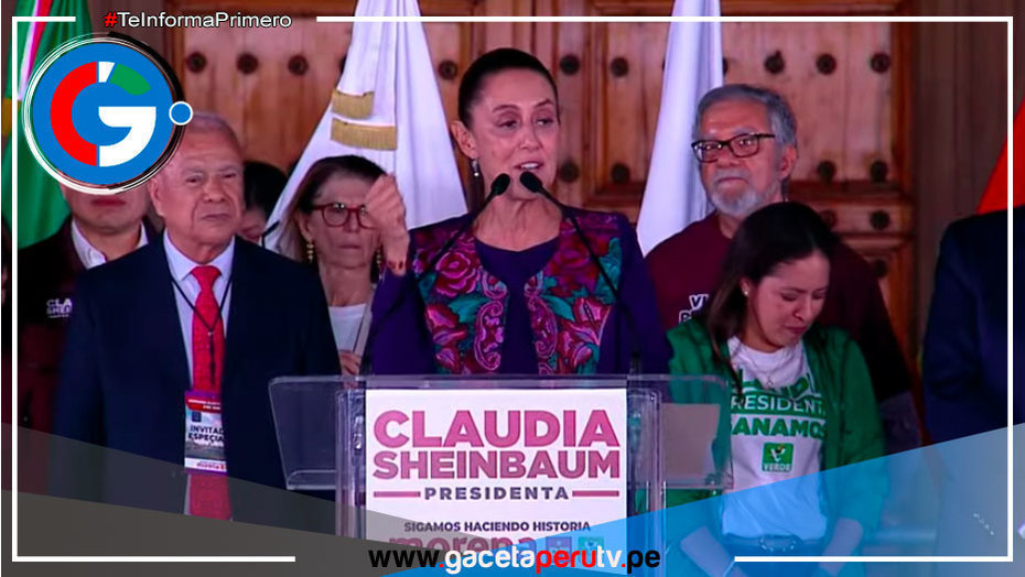 Claudia Sheinbaum se convierte en la primera presidenta de México