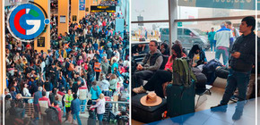 Caos en el aeropuerto Jorge Chávez