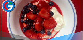 Prepara un rico snack de frutos rojos