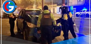 Lince: Conductor se queda dormido y choca contra un poste 