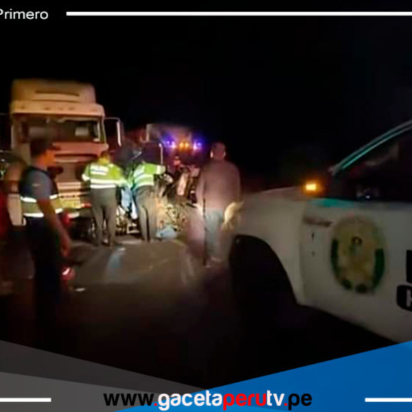 Áncash: Hombre mata a su pareja y muere tras chocar con un tráiler
