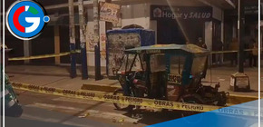 Mototaxista es acribillado por presuntos sicarios en Santa Anita