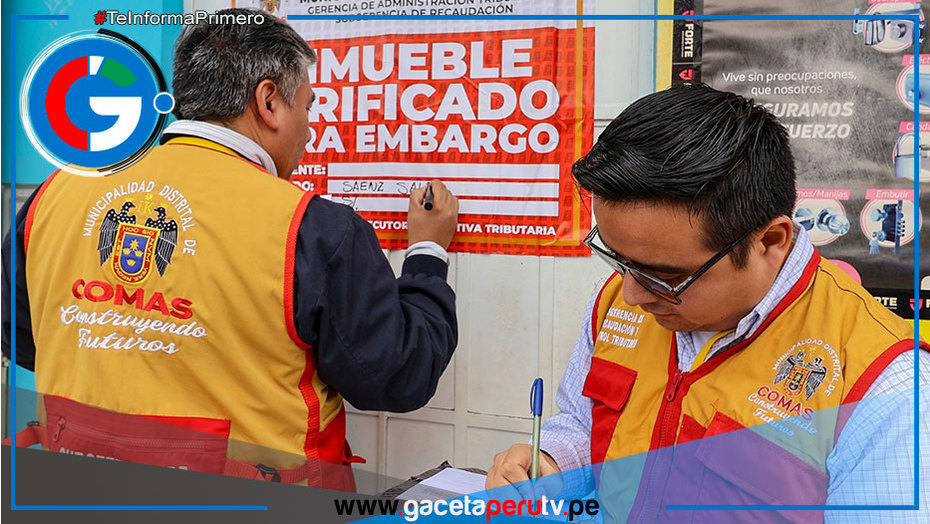 Municipalidad de Comas Intensifica Notificaciones de Embargo a Morosos
