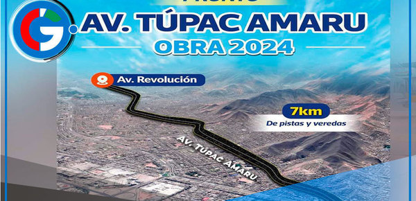 Alcalde de Comas Anuncia Reconstrucción de 7 Kilómetros de Av. Tupac Amaru 