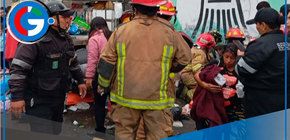 Camioneta atropella a 20 personas en paradero Santa Luisa