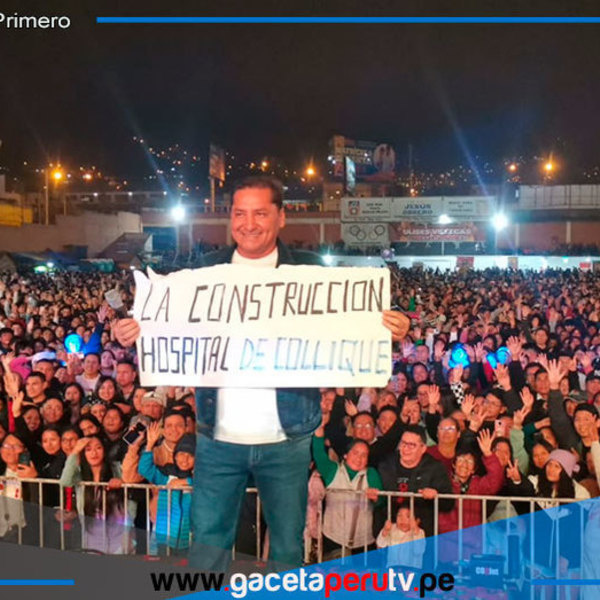 Alcalde de Comas agradece a Dina Boluarte por el anuncio de construcción de Hospital Sergio Bernales 