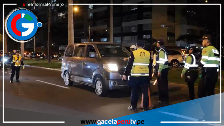 Seis conductores informales fueron intervenidos en San Isidro