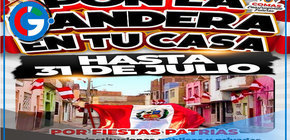 Obligatorio embanderamiento en el distrito limeño de Comas para Fiestas Patrias