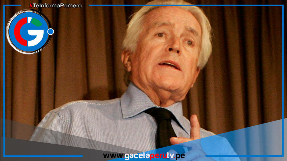 El Partido Aprista Peruano confirma el fallecimiento de Javier Valle Riestra a los 92 años