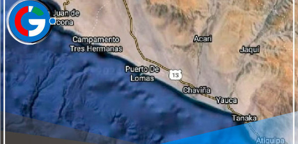 Arequipa: Lomas soporta sismo de magnitud 5.5, el cuarto en lo que va del día 