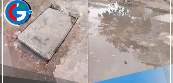 Vecinos exigen solución tras otro colapso de desagüe 