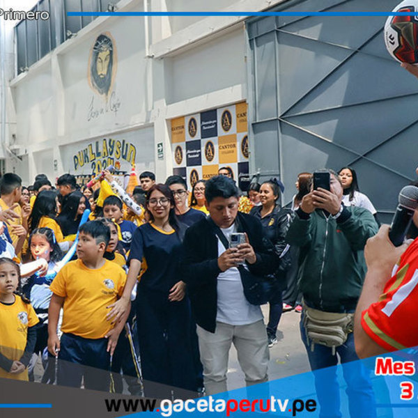 Ulises Villegas inaugura olimpiadas escolares en el Colegio Cantor College
