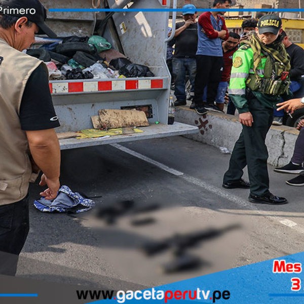 Personal de limpieza pública encuentra fusiles de largo alcance en Comas