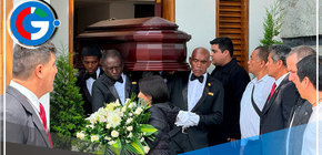 Restos de Alberto Fujimori son velados en la sede del Ministerio de Cultura 