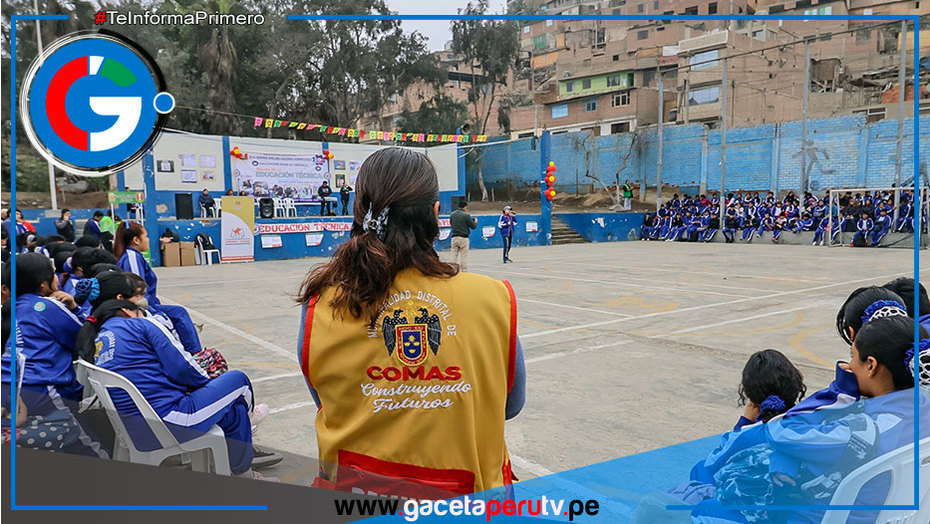 Taller contra violencia familiar beneficia a 500 estudiantes en Comas