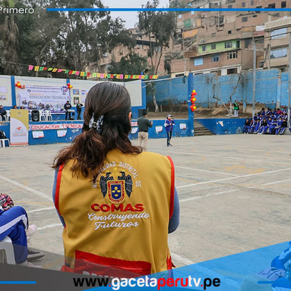 Taller contra violencia familiar beneficia a 500 estudiantes en Comas