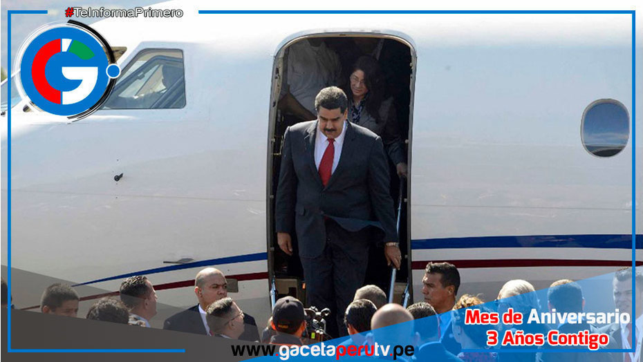 Estados Unidos confisca avión oficial de Nicolás Maduro