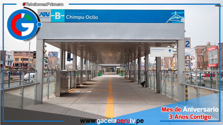 Terminal Chimpu Ocllo del Metropolitano listo en dos meses