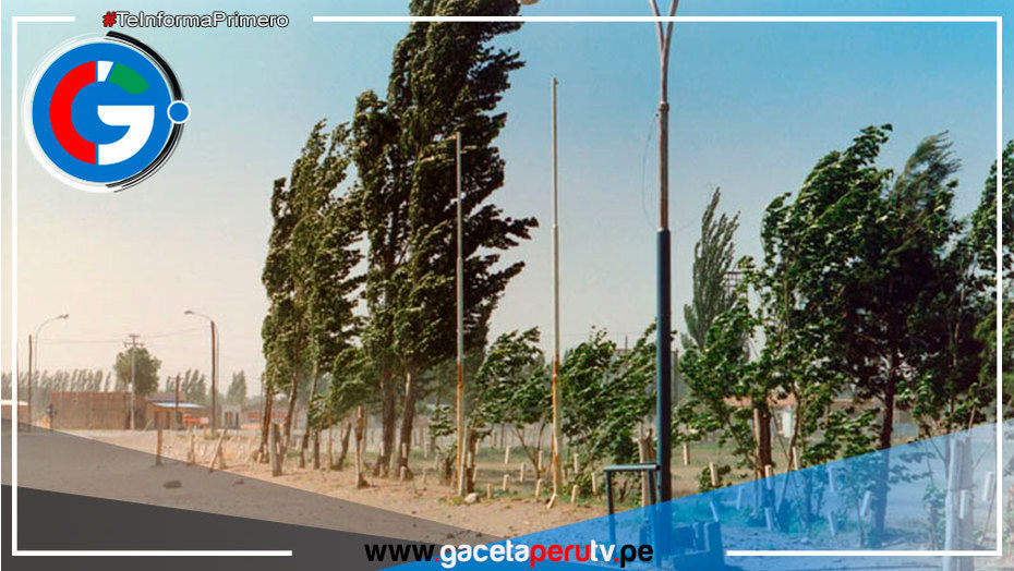 En alerta 31 provincias de sierra norte por vientos con velocidades de 33 km/h