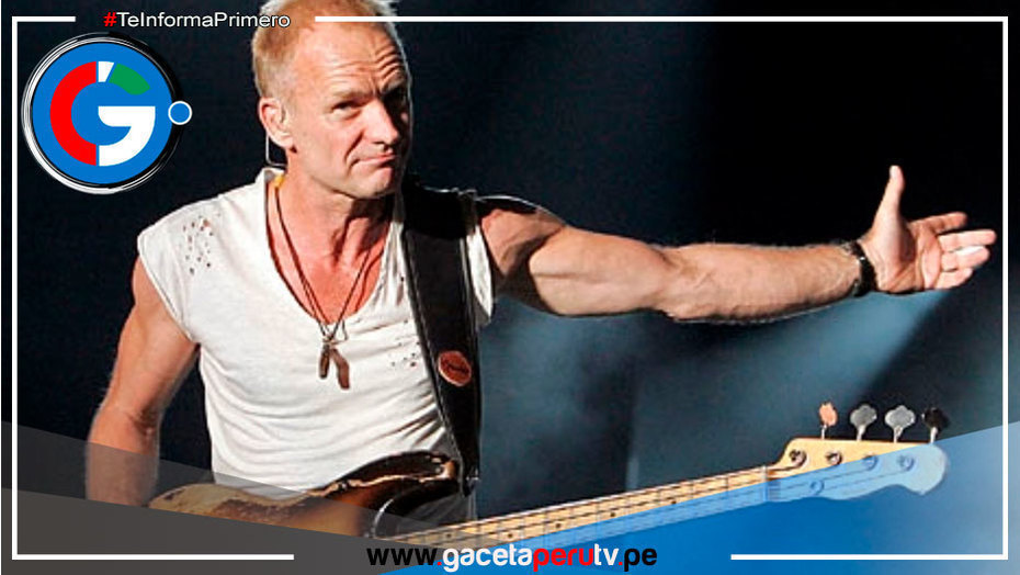Sting confirma concierto en Perú