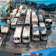 Incendio consume 25 buses en Independencia