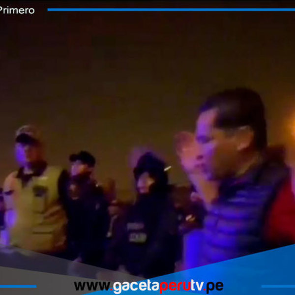 Alcalde de Comas lidera mega operativo contra el crimen