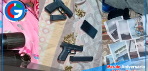 Policía captura a banda con granadas y pistolas en Comas
