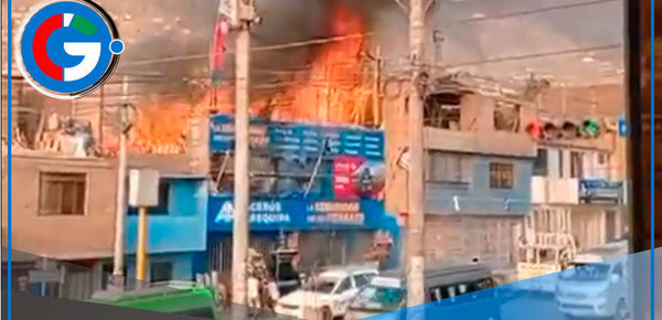 Incendio afecta vivienda en zona céntrica de Comas