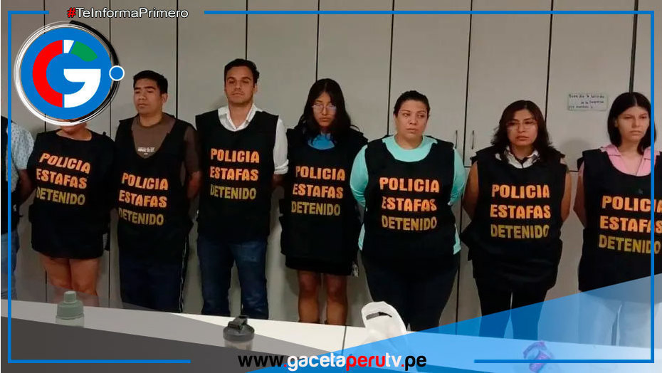 Capturan a 12 implicados en estafas de maquinaria pesada en Lima
