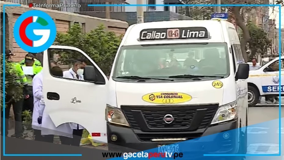 Atentado en el Callao contra transportistas deja un muerto y dos heridos