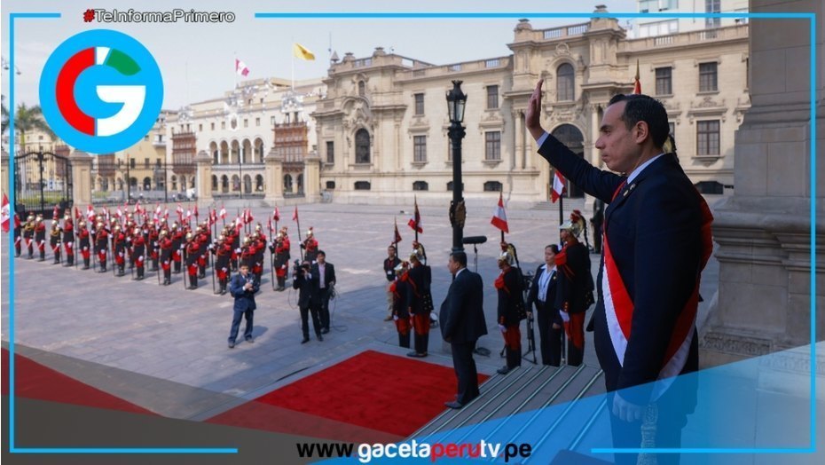 Presidente José Jerí llega a Palacio de Gobierno