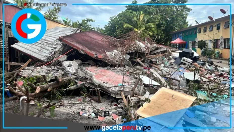 Terremoto de magnitud 7.4 sacude Filipinas y deja víctimas
